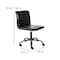 Flash Furniture Low Back Designer Armless Black Swivel Task Chair DS-512B-BK-BK-GG - alternate 4